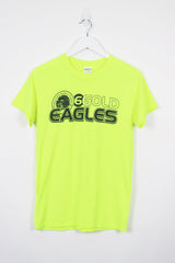 Vintage 6 God Eagles Logo T-Shirt S - Yellow - ENDKICKS
