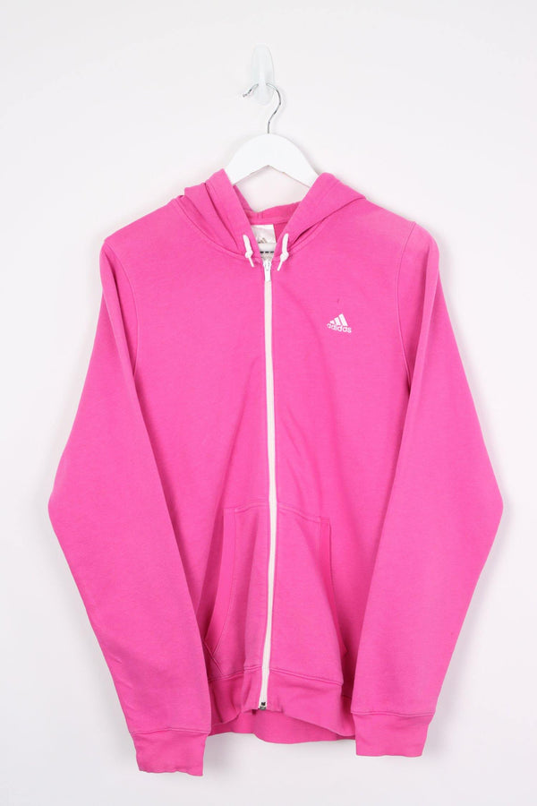 Vintage Adidas Logo Hoodie (W) XL - Pink - ENDKICKS