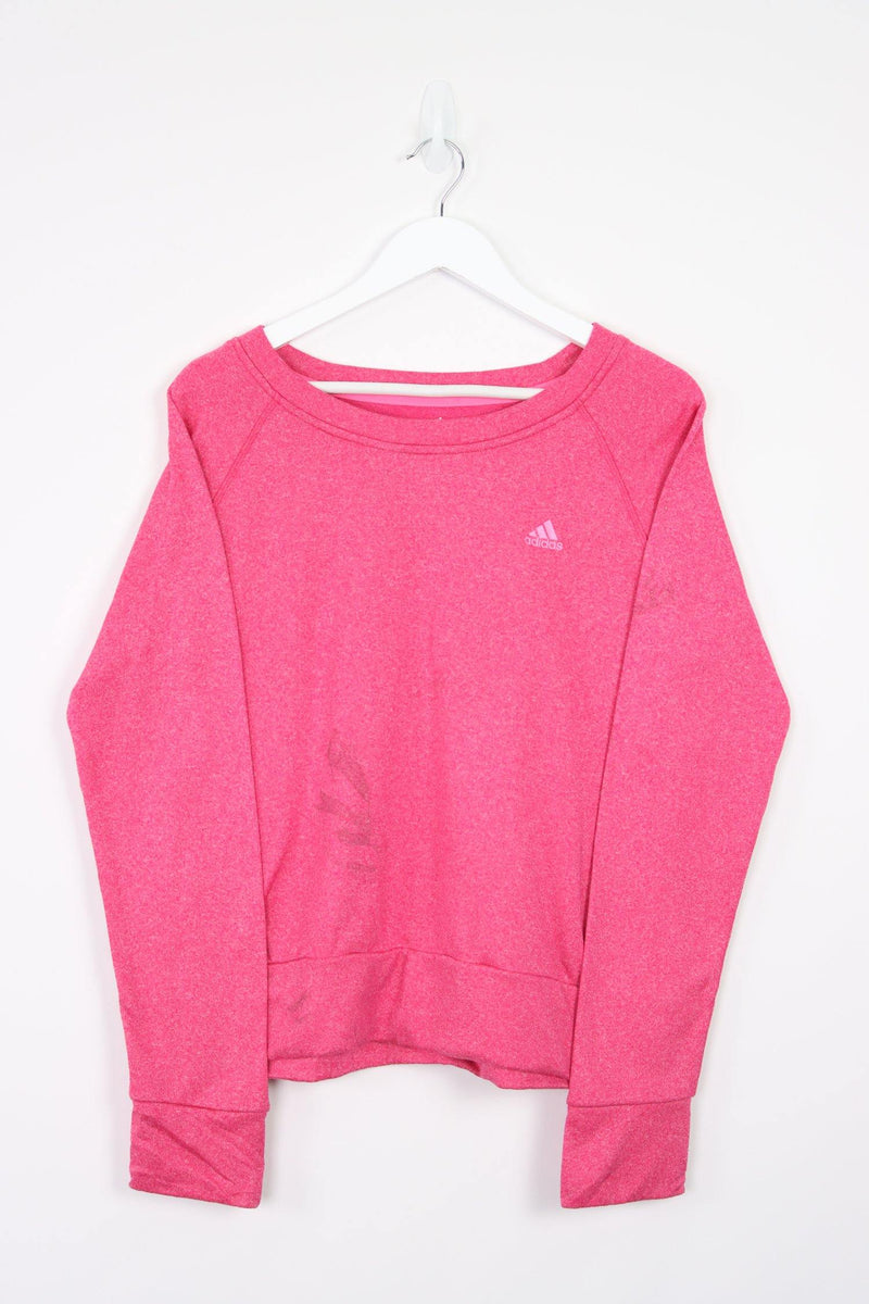 Vintage Adidas Logo Sweatshirt (W) L - Pink - ENDKICKS