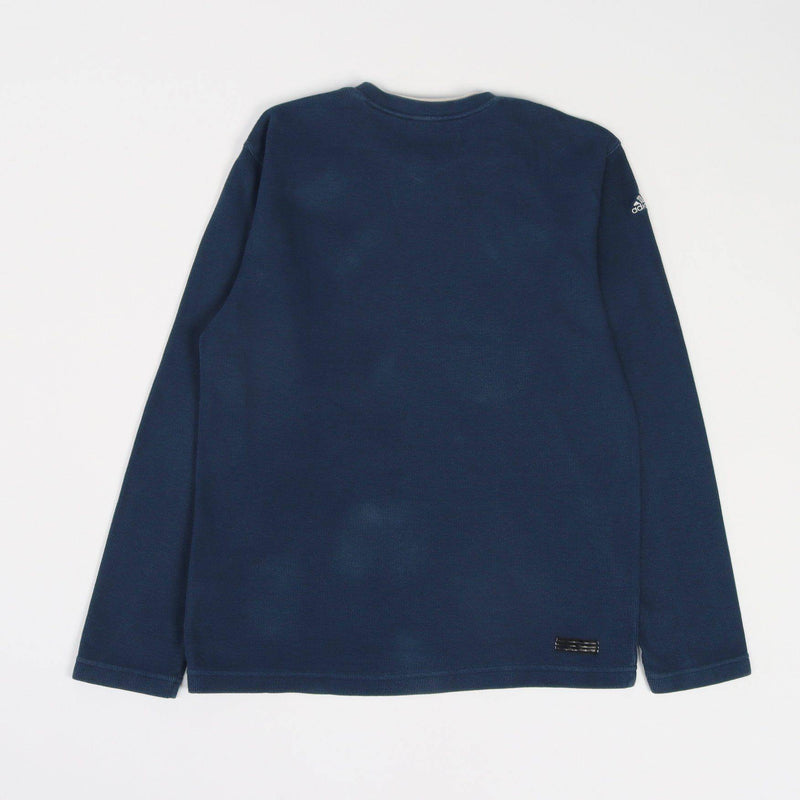 Vintage Adidas OM Sweatshirt S - Blue - ENDKICKS