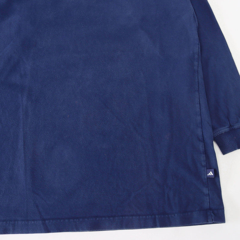 Vintage Adidas Turtleneck Sweatshirt S - Blue - ENDKICKS