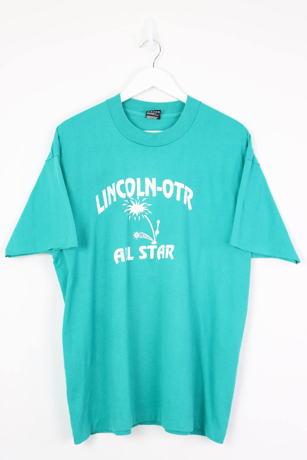 Vintage All Star Logo T-Shirt XL - Green - ENDKICKS
