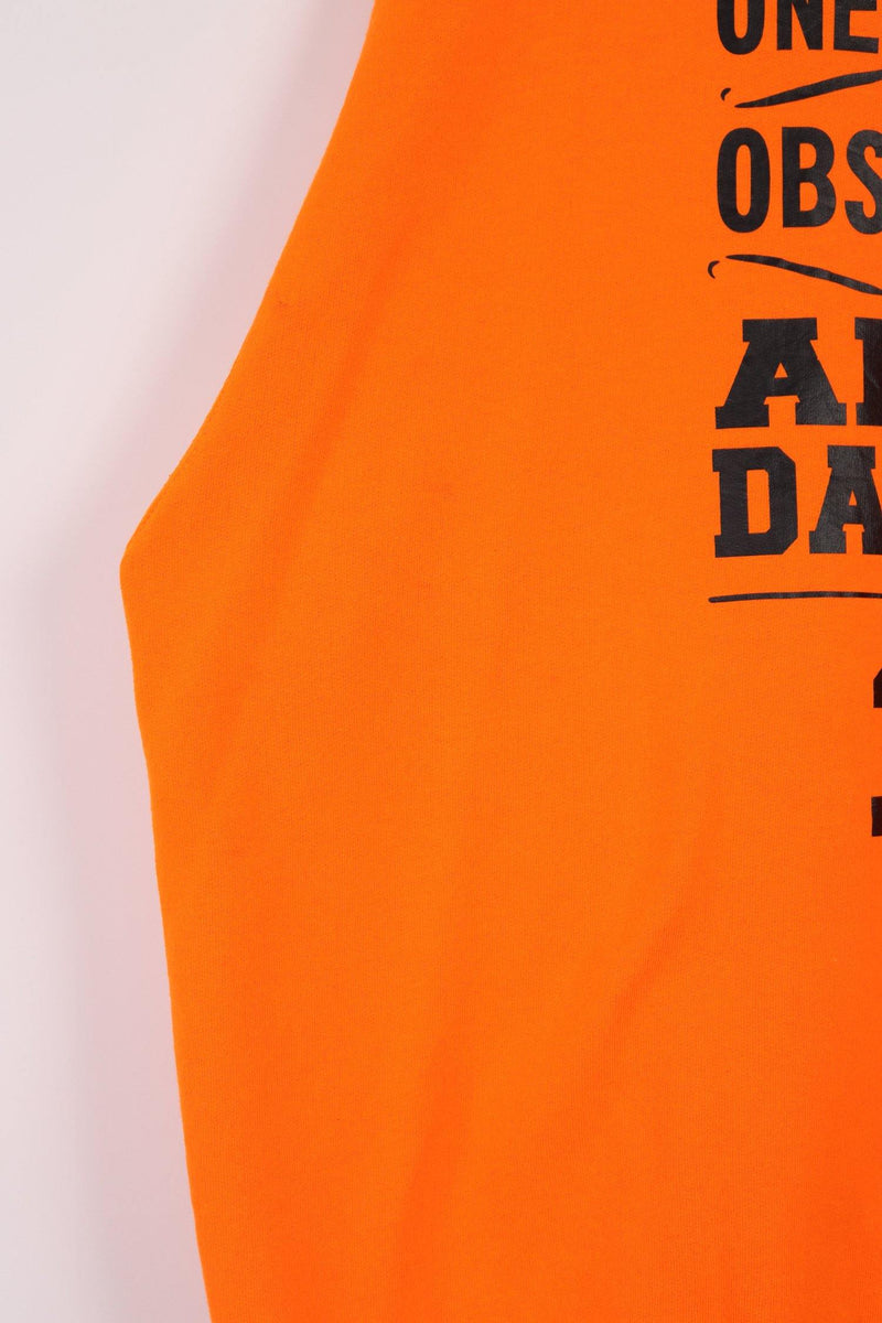 Vintage Andy Dalton Logo Sweatshirt XL - Orange - ENDKICKS