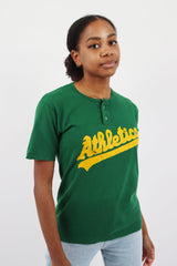 Vintage Athletics Logo T-Shirt S - Green - ENDKICKS
