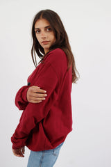 Vintage Butterfly Crewneck Sweatshirt XL - Red - ENDKICKS