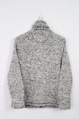 Vintage Calvin Klein Fleece Sweatshirt (W) L - Grey - ENDKICKS