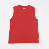 Vintage Champion Sleeveless Logo T-Shirt L - Red - ENDKICKS