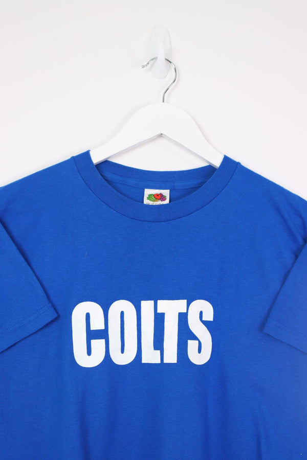 Vintage Colts Logo T-Shirt M - Blue - ENDKICKS