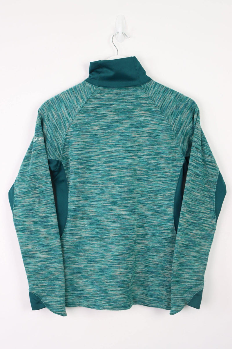 Vintage Columbia Zip Sweatshirt (W) S - Green - ENDKICKS