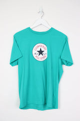 Vintage Converse Logo T-Shirt S - Green - ENDKICKS