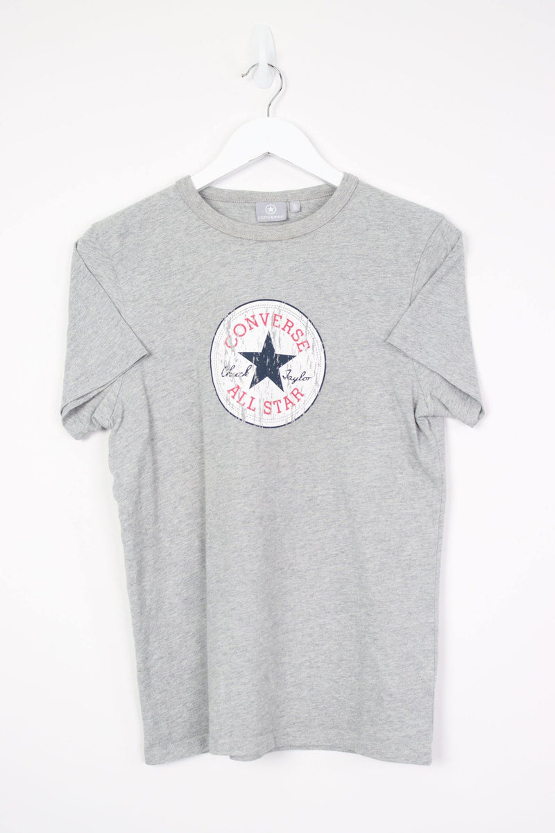 Vintage Converse Logo T-Shirt S - Grey - ENDKICKS