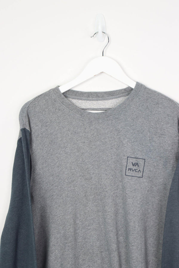 Vintage Crewneck Logo Sweatshirt L - Grey - ENDKICKS