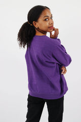 Vintage Crewneck Sweatshirt M - Purple - ENDKICKS