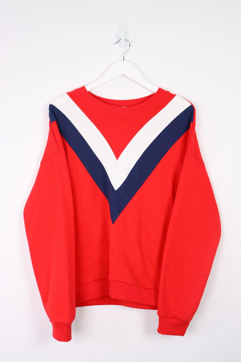 Vintage Crewneck Sweatshirt (W) L - Red - ENDKICKS