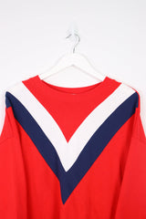 Vintage Crewneck Sweatshirt (W) L - Red - ENDKICKS