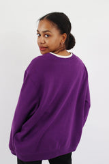Vintage Crewneck Sweatshirt XL - Purple - ENDKICKS