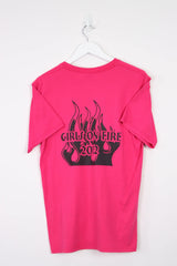 Vintage Dirty Girl Logo T-Shirt (W) M - Pink - ENDKICKS