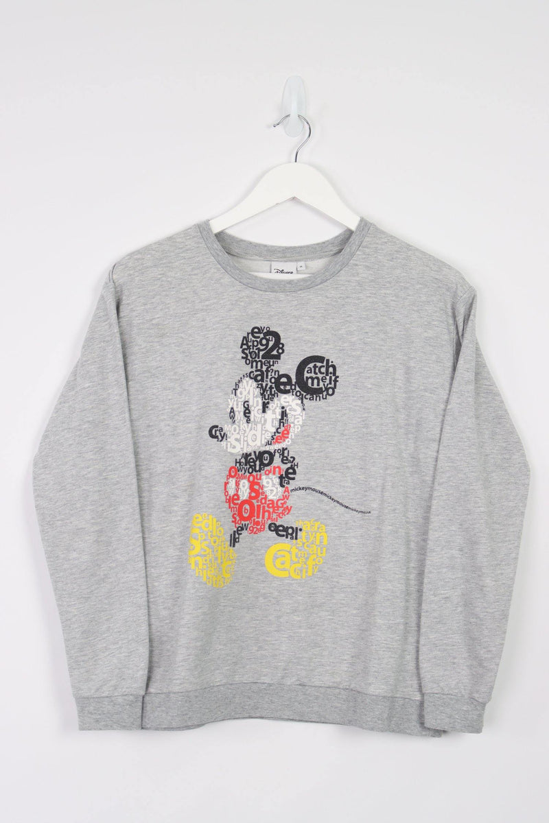 Vintage Disney Logo Sweatshirt (W) M - Grey - ENDKICKS