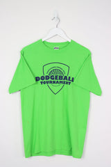 Vintage Dodgeball Tournament T-Shirt M - Green - ENDKICKS