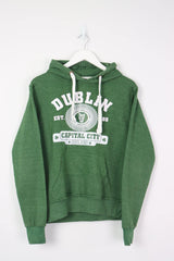 Vintage Dublin Logo Hoodie XS - Green - ENDKICKS