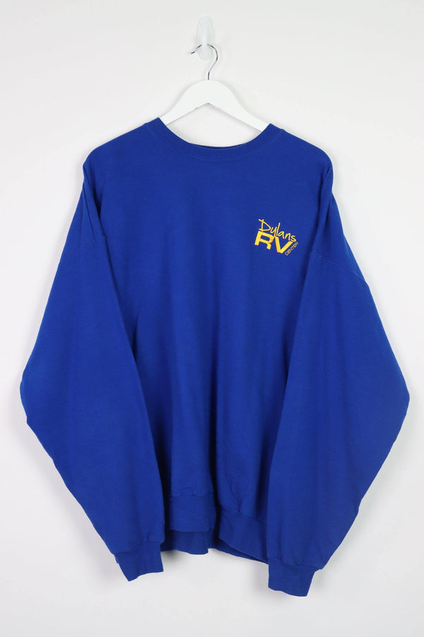 Vintage Dylans RV Center Sweatshirt XXL - Blue - ENDKICKS