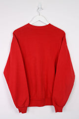 Vintage Electric City Logo Sweatshirt M - Red - ENDKICKS