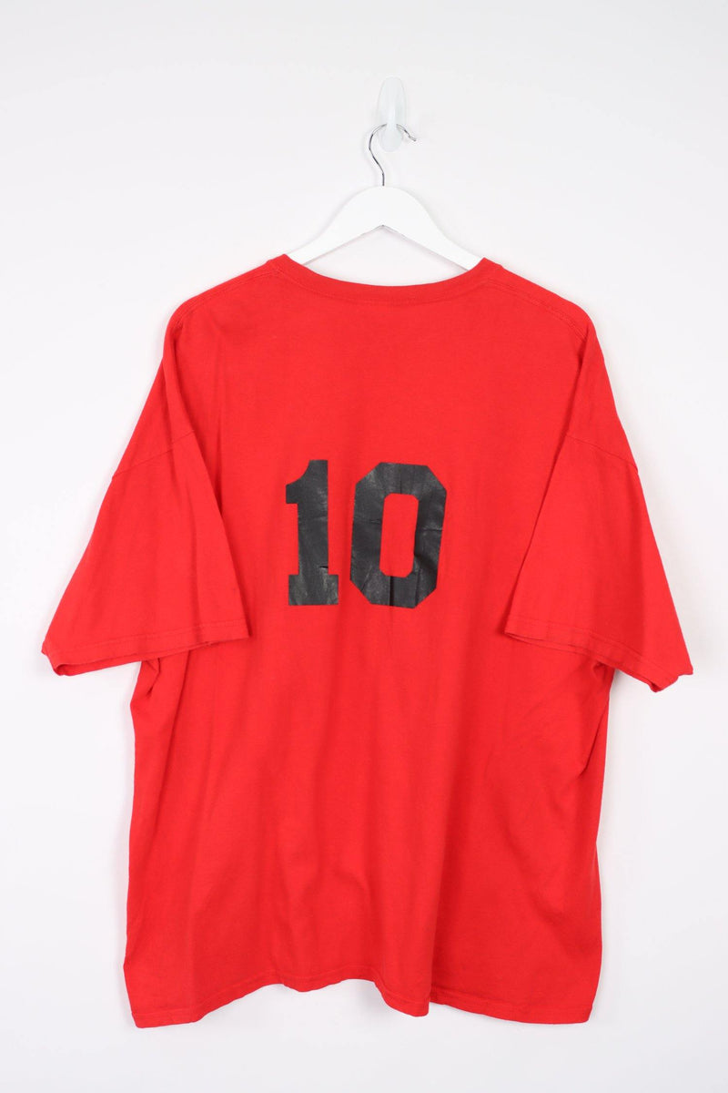 Vintage Emmorton Basketball T-Shirt XXL - Red - ENDKICKS