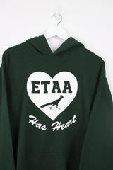 Vintage ETAA Logo Hoodie XXL - Green - ENDKICKS