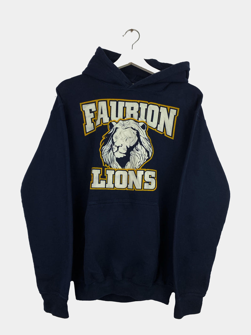 Vintage Faubion Lions Hoodie S - Blue - ENDKICKS