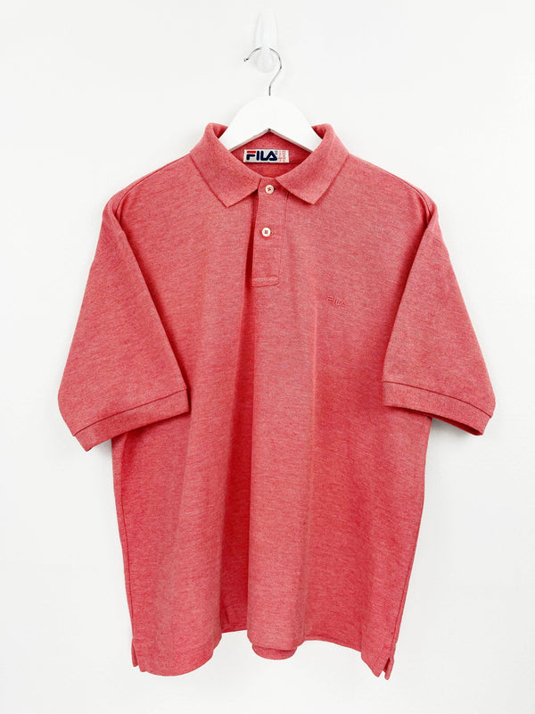 Vintage Fila Polo Shirt S - Pink - ENDKICKS