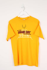 Vintage Game Day Logo T-Shirt M - Yellow - ENDKICKS