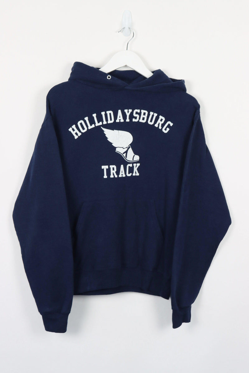 Vintage Hollidaysburg Track Hoodie S - Blue - ENDKICKS