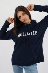 Vintage Hollister Hoodie L - Blue - ENDKICKS
