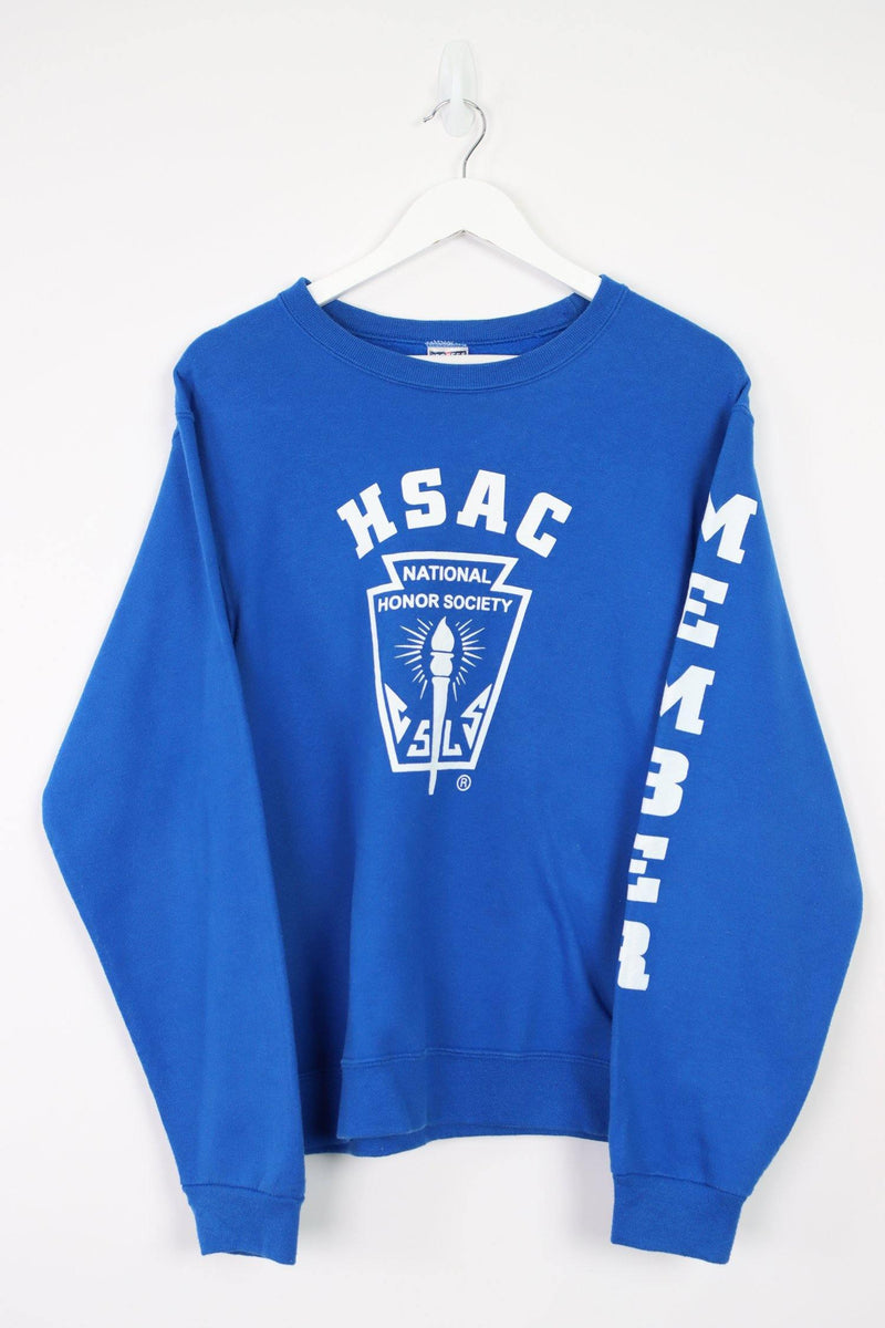 Vintage HSAC Logo Sweatshirt S - Blue - ENDKICKS