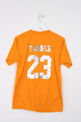 Vintage I Love Football T-Shirt (W) M - Orange - ENDKICKS