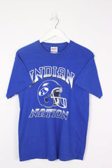 Vintage Indian Nation T-Shirt S - Blue - ENDKICKS
