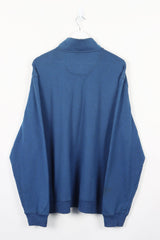 Vintage Izod 1/4 Zip Sweatshirt XXL - Blue - ENDKICKS