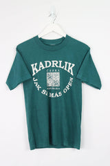 Vintage Kadrlik Ceska Republika T-Shirt S - Green - ENDKICKS