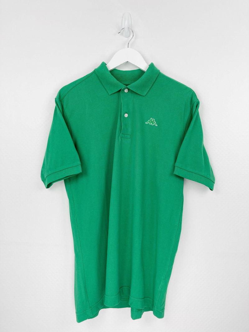 Vintage Kappa Logo Polo Shirt M - Green - ENDKICKS