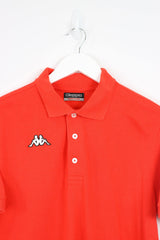 Vintage Kappa Logo Polo Shirt M - Red - ENDKICKS