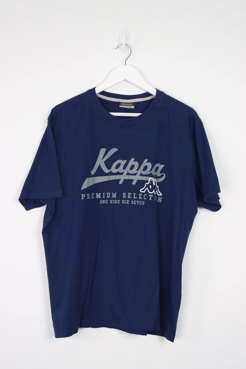 Vintage Kappa Logo T-Shirt XL - Blue - ENDKICKS