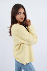 Vintage Leaf Sweatshirt M - Yellow - ENDKICKS