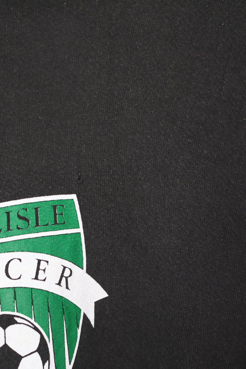Vintage Lee Soccer Logo Hoodie L - Black - ENDKICKS