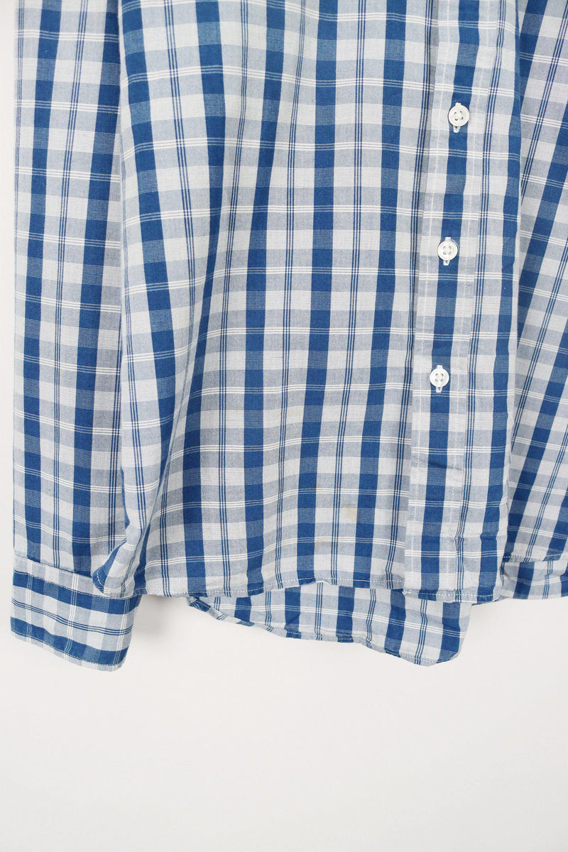 Vintage Levi's Logo Shirt M - Blue - ENDKICKS