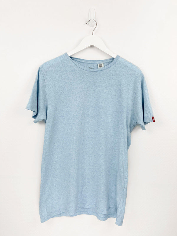 Vintage Levi's Logo T-Shirt M - Blue - ENDKICKS