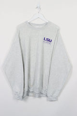 Vintage LSU Crewneck Sweatshirt XL - Grey - ENDKICKS