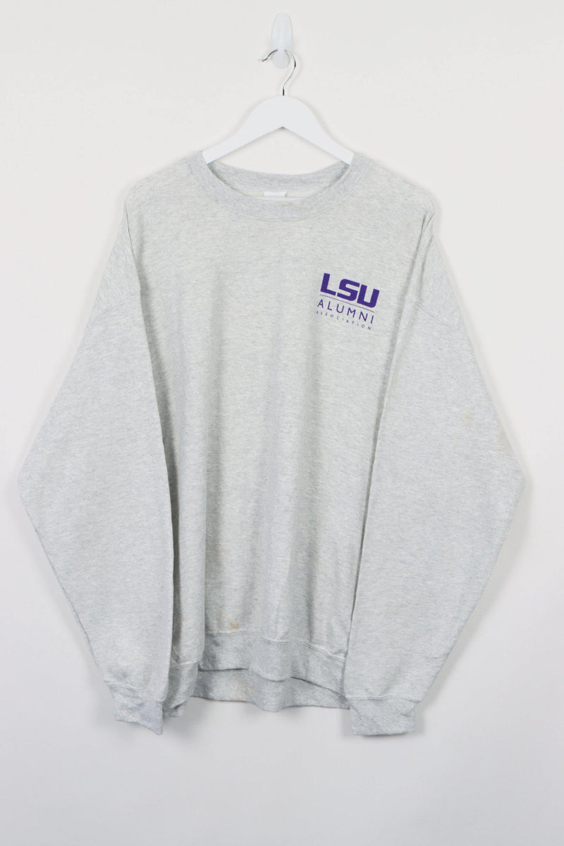 Vintage LSU Crewneck Sweatshirt XL - Grey - ENDKICKS