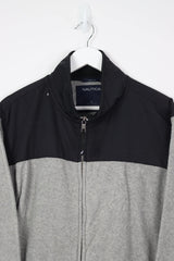 Vintage Nautica 1/4 Zip Sweatshirt Fleece L - Grey - ENDKICKS