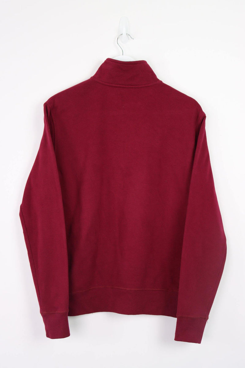 Vintage Nautica 1/4 Zip Sweatshirt S - Red - ENDKICKS