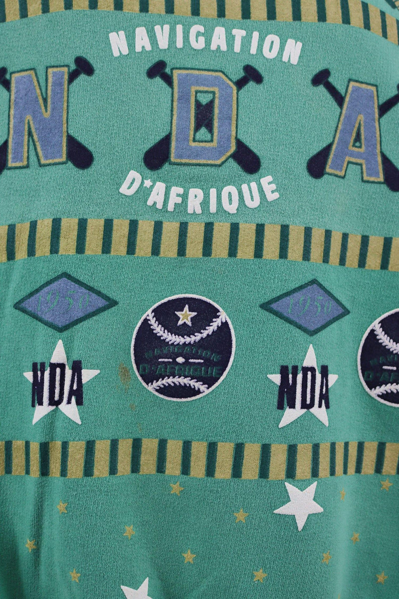 Vintage Navigation D'Afrique Sweatshirt L - Green - ENDKICKS